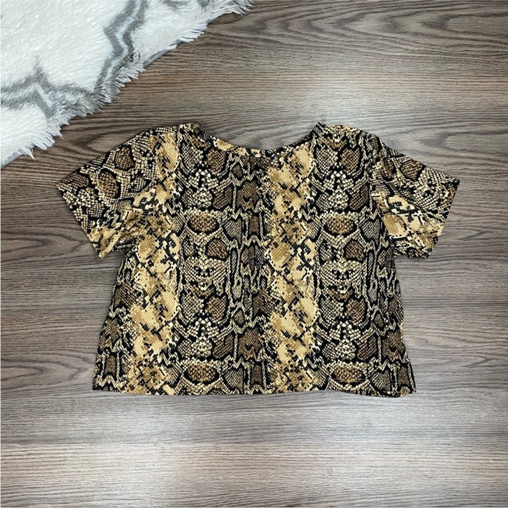 Prince Peter Collection Snake Crop Top Size Small